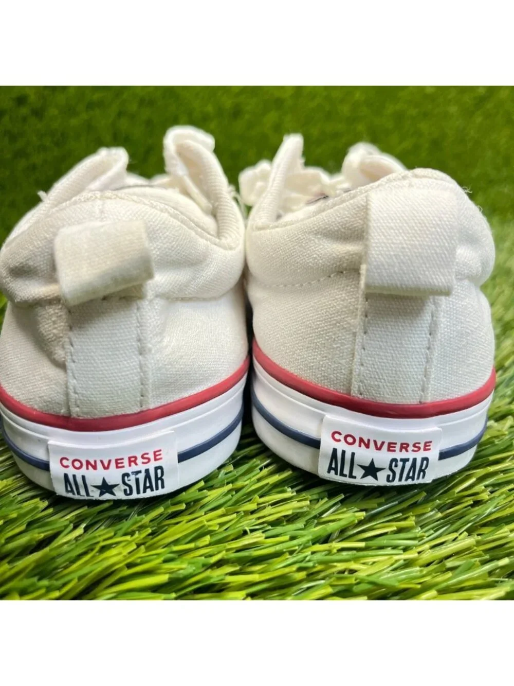 Converse Chuck Taylor All Star Street Boys Size 10C White Athletic Shoes Sneaker